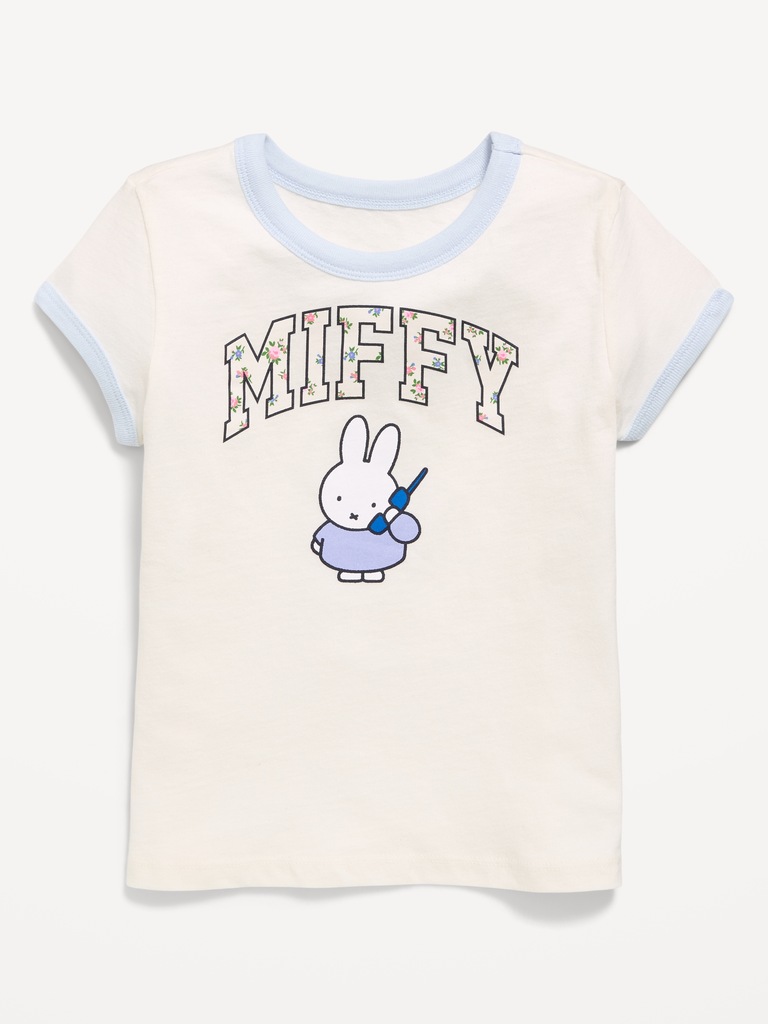 Miffy™ Graphic Ringer T-Shirt for Girls