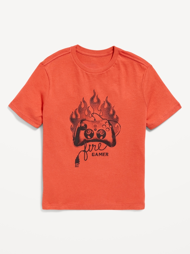 T-shirt à manches courtes à imprimé pour garçon