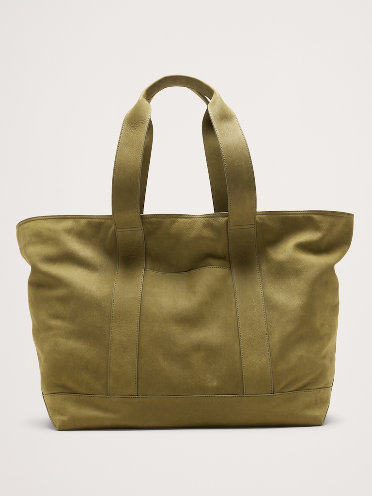 Nubuck Leather Weekend Tote