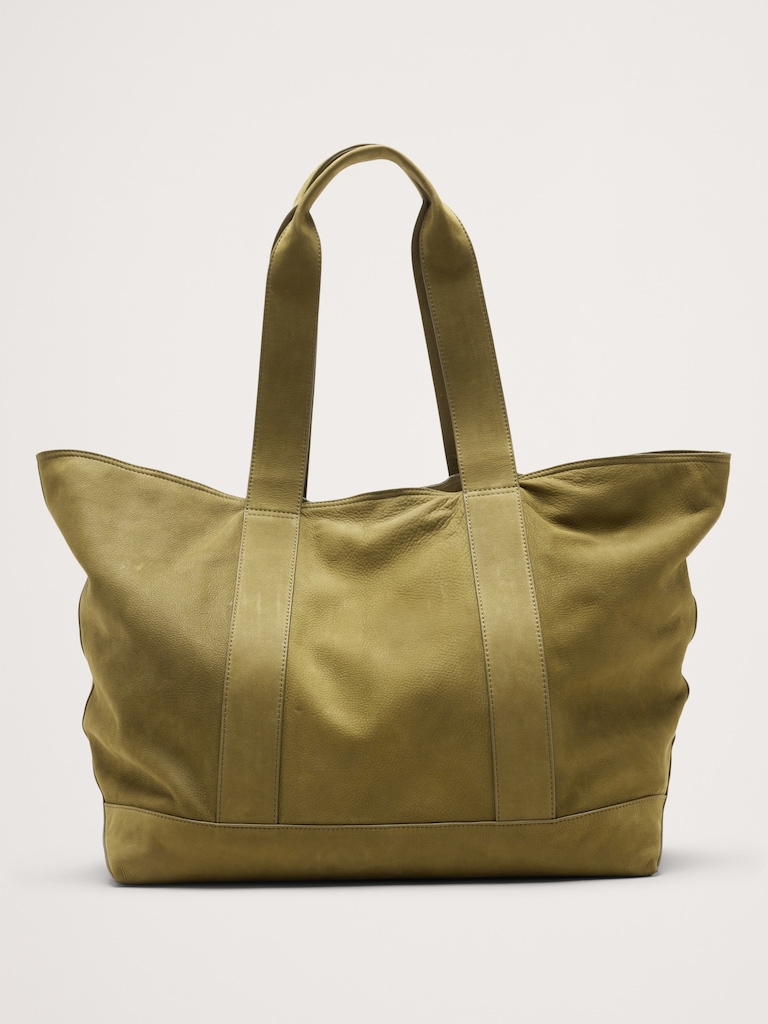 Nubuck Leather Weekend Tote