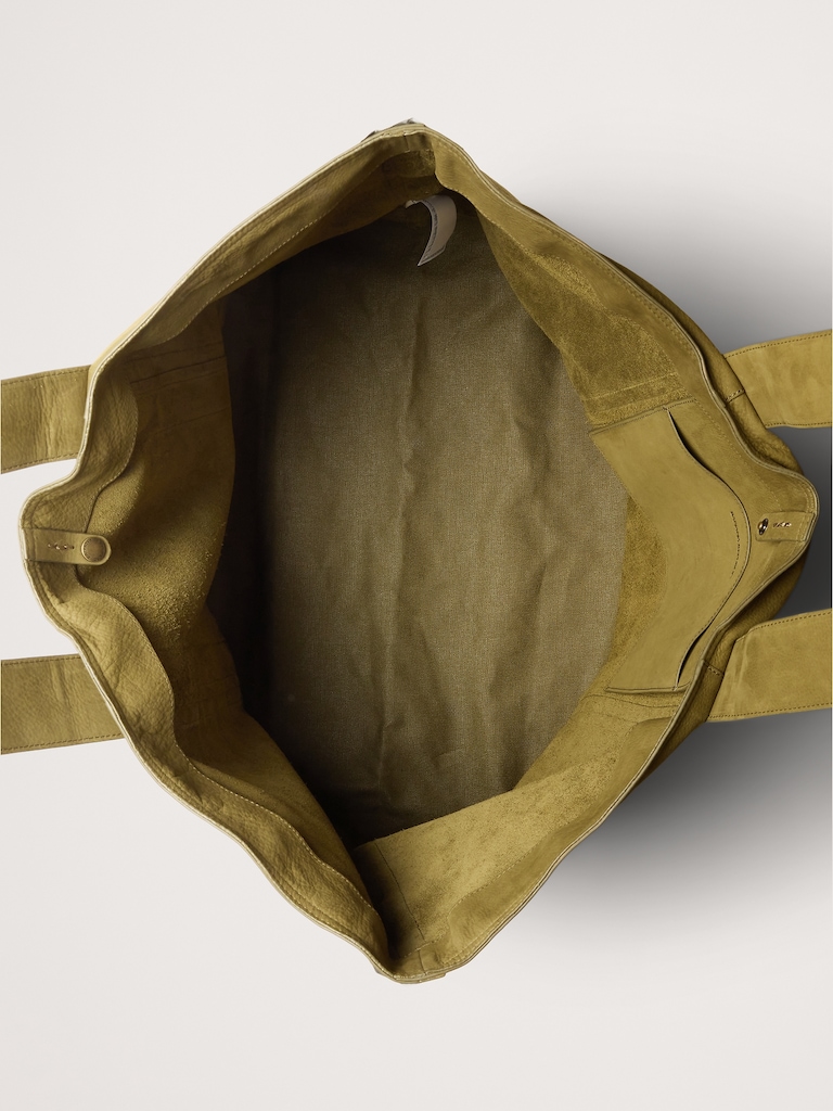 Nubuck Leather Weekend Tote