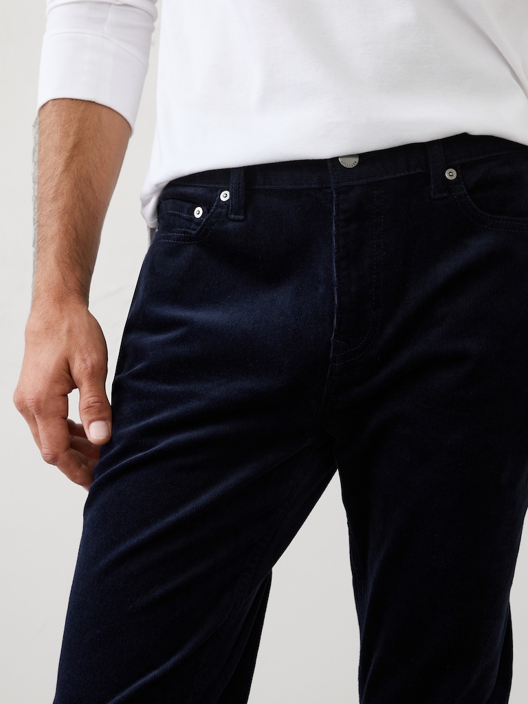 Slim-Fit Travel Corduroy Pant
