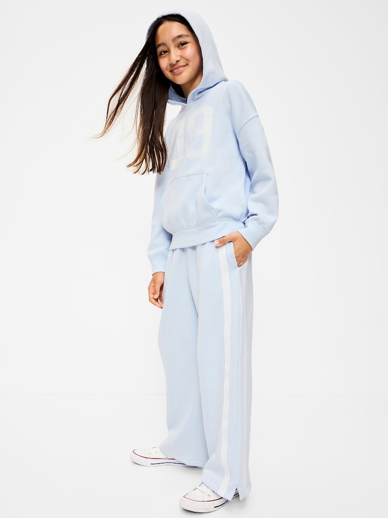 Super Baggy Wide-Leg Retro Sweatpants for Girls