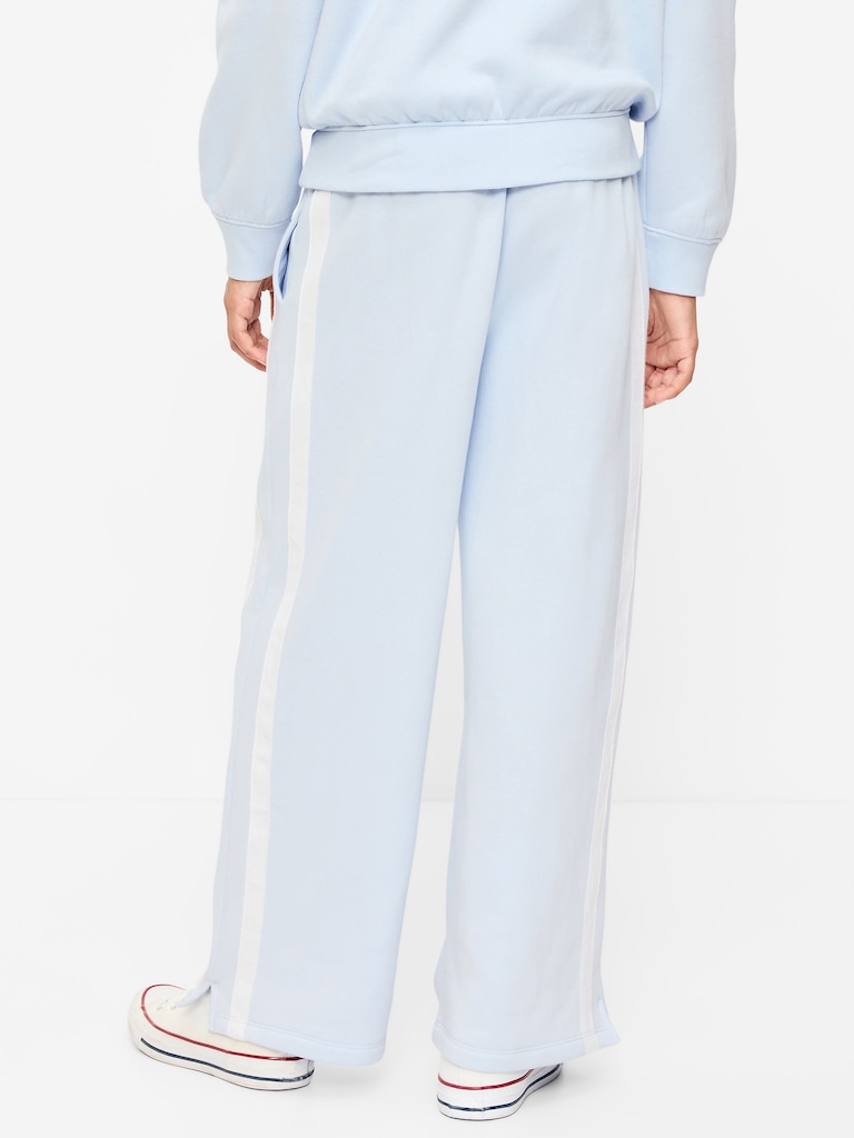 Super Baggy Wide-Leg Retro Sweatpants for Girls