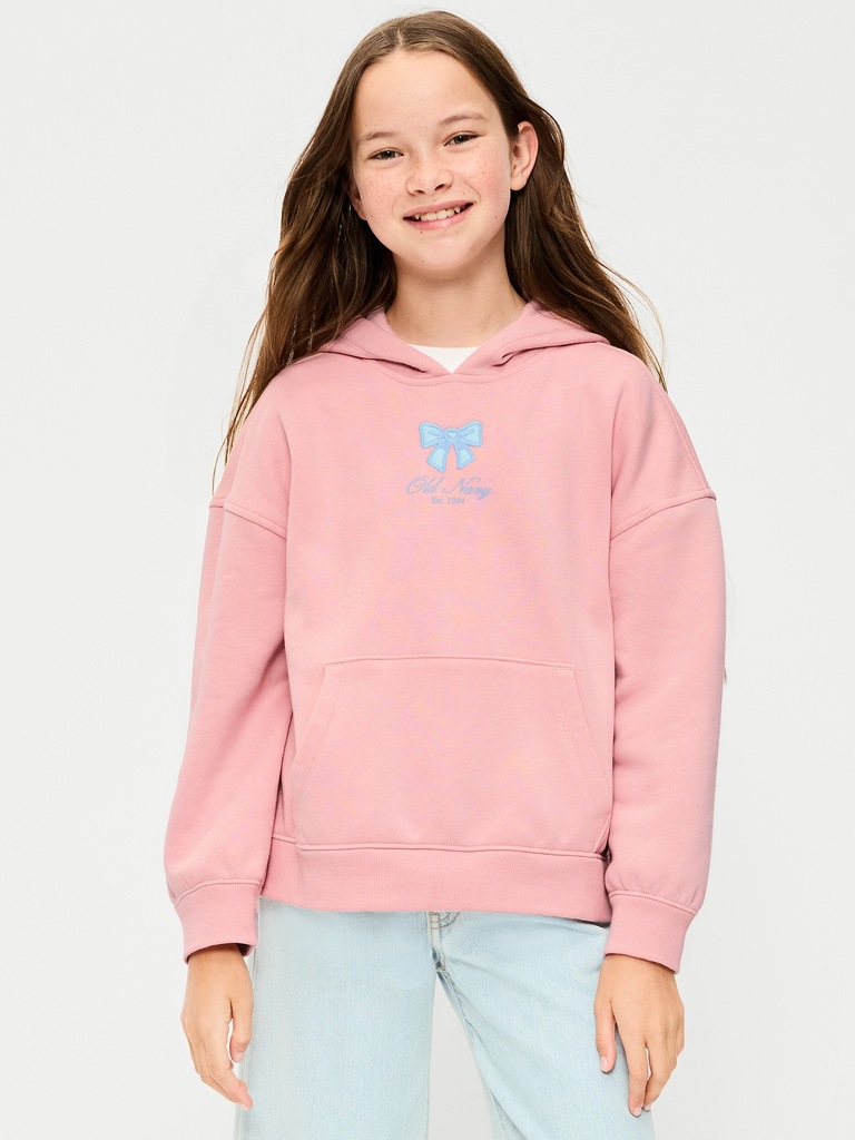 Oversized Pullover Hoodie for Girls