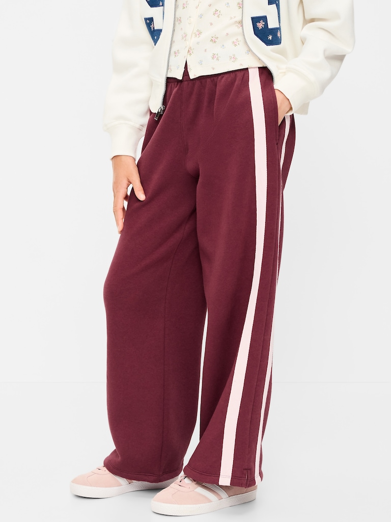Super Baggy Wide-Leg Retro Sweatpants for Girls