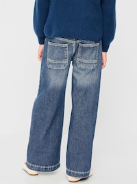 Low-Rise Super Baggy Wide-Leg Jeans for Girls