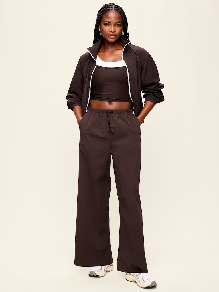 High-Waisted TrekTech Lightweight Woven Active Pants