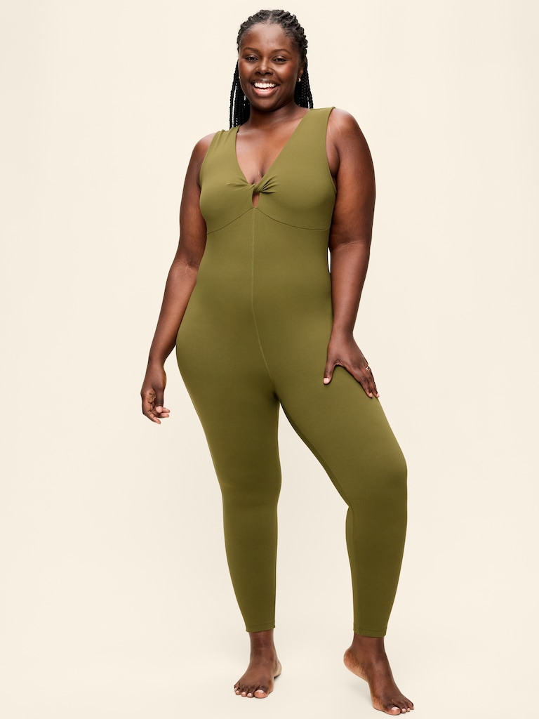StudioSmooth Twist-Front Jumpsuit