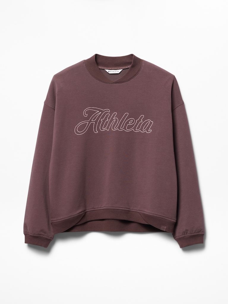 Athleta Girl All Day Varsity Sweatshirt