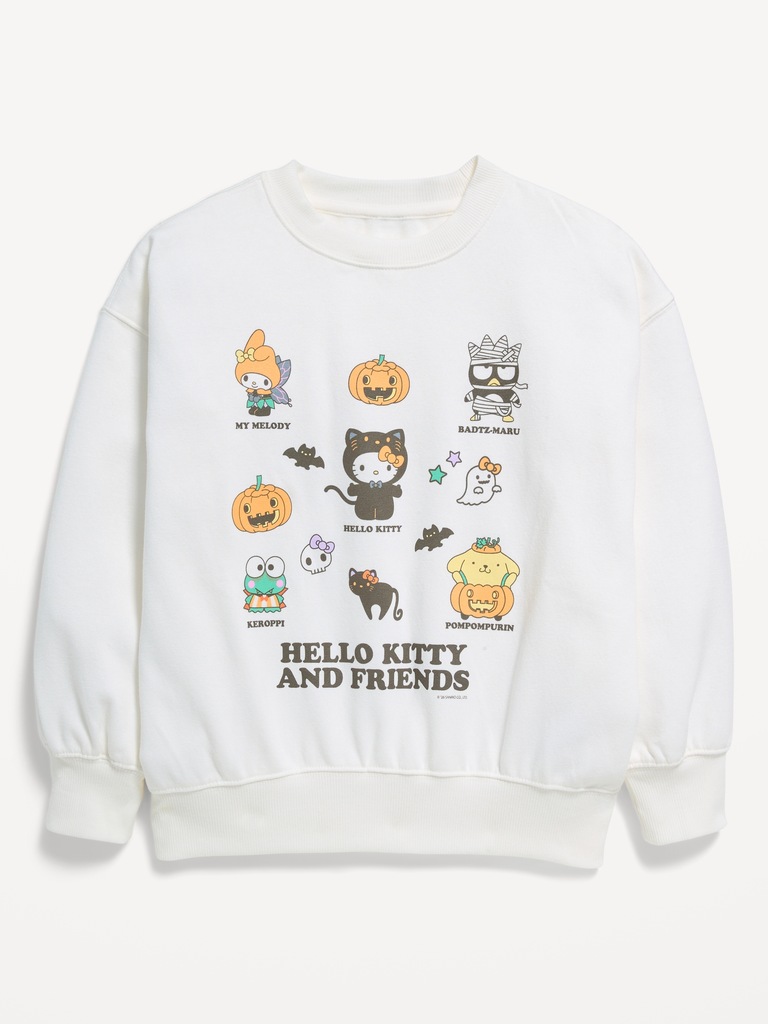 Hello Kitty® Oversized Graphic Tunic Sweatshirt for Girls