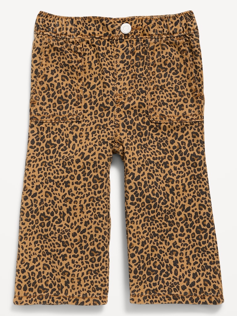Printed Wide-Leg Pants for Baby
