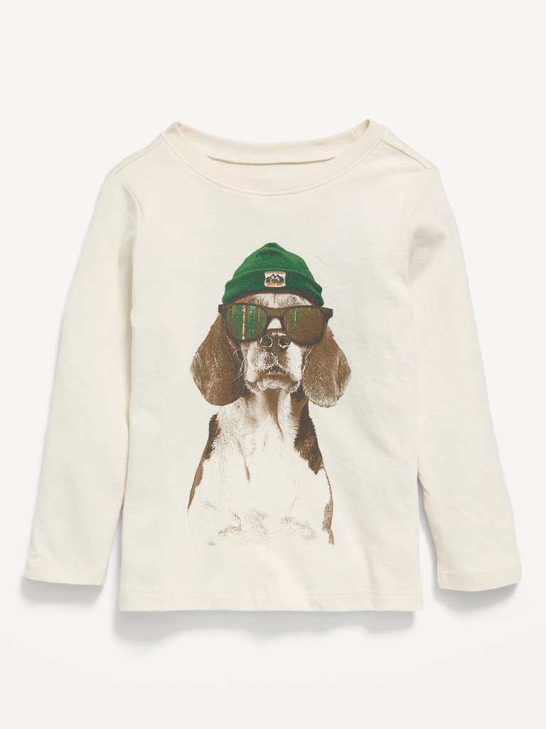 Long-Sleeve Graphic T-Shirt for Toddler Girls