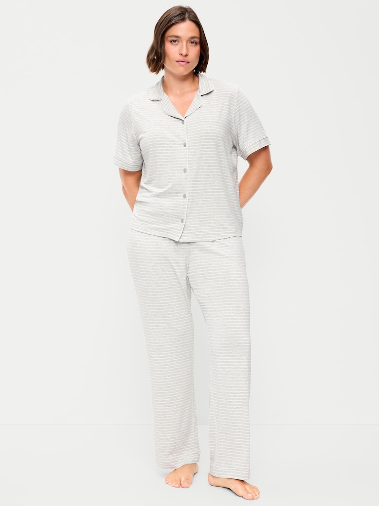 Sunday Sleep Knit Jersey Pant Set