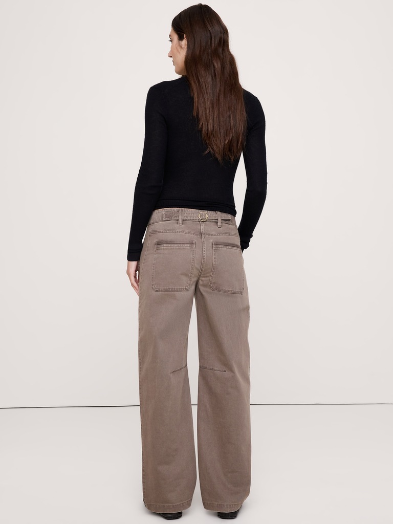 Low-Rise Relaxed Utility Pant